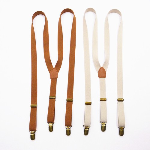 British solid color braces - solid,