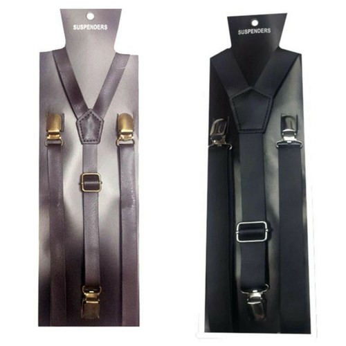 Adjustable leather braces - adjustable,