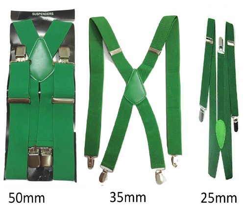 Green mens ladies - ladies, braces