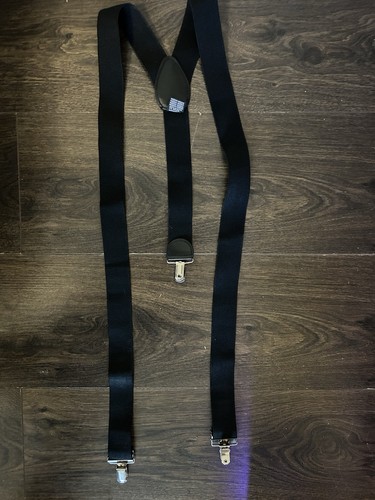 Black braces suspenders - braces,
