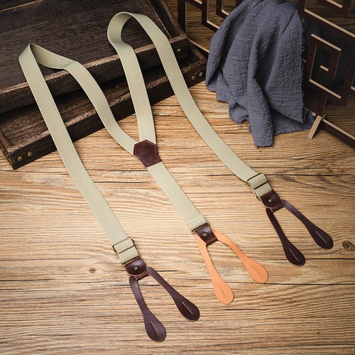 New vintage button braces back - new,