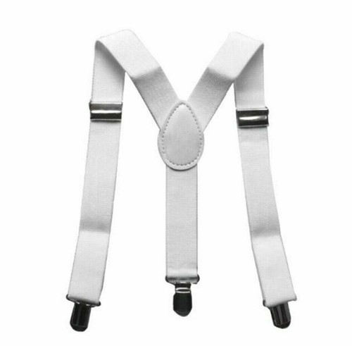 White braces suspenders - braces,