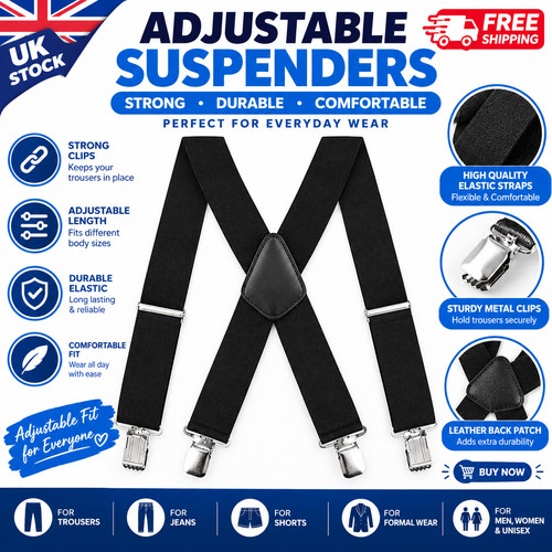 Mens braces with heavy - mens,