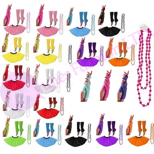 Ladies 80s fancy dress neon - ladies,